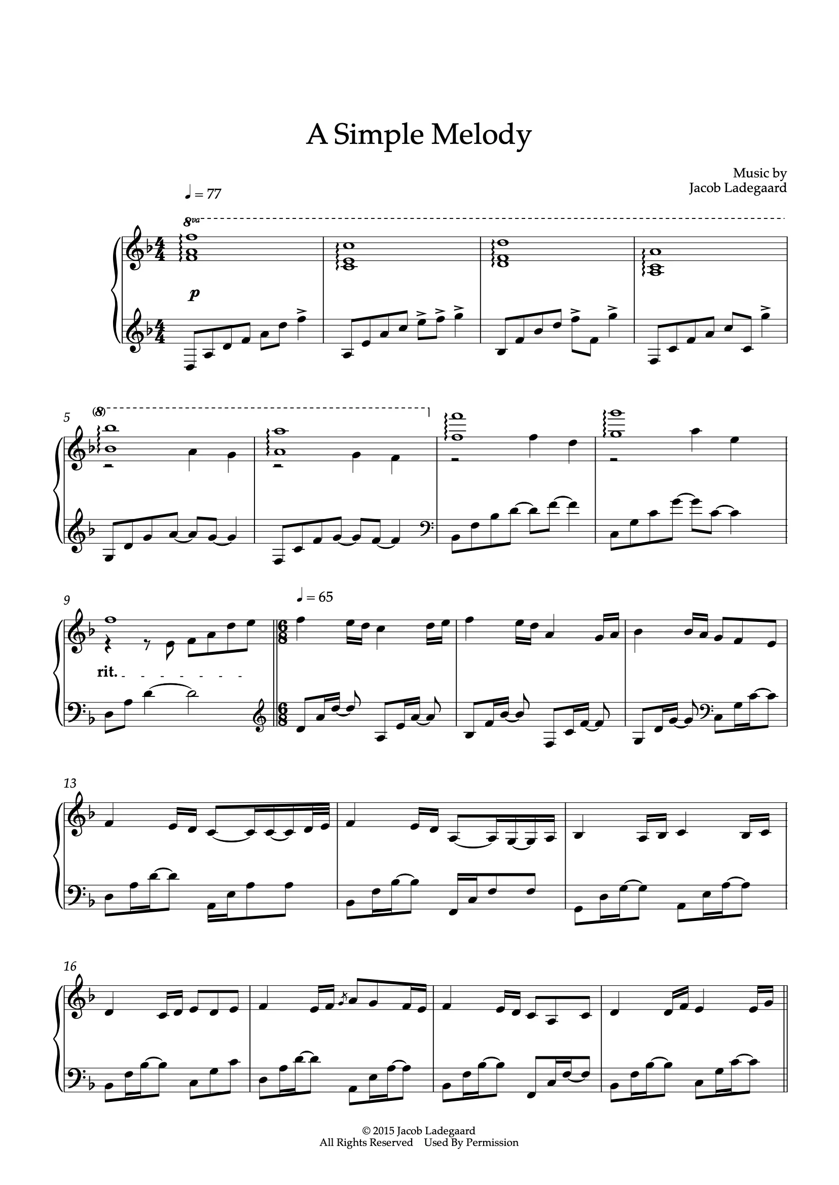 A Simple Melody